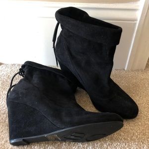 BCBG wedge boots